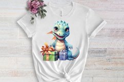 Funny Prehistoric Christmas Clipart Sublimation Product Image 3
