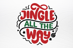 Christmas Round Ornaments Sign SVG Product Image 3