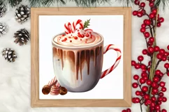 Christmas Drink Clipart Sublimation, Christmas PNG Product Image 3