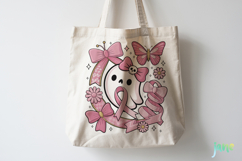Pink Ghost Breast Cancer Awareness Png Product Image 4