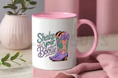Shake Your Bootie PNG, Mardi Gras Cowboy PNG Sublimation Product Image 3