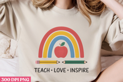 Retro Teacher Sublimation PNG Product Image 3