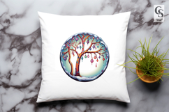 Magic Snow Trees clipart sublimation png Product Image 3