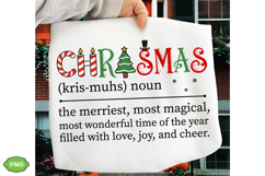 Christmas Definition Print, Merry Christmas PNG, Christmas Product Image 2