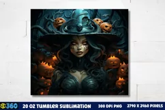 Halloween Tumbler Sublimation Wraps, Tumbler Halloween Product Image 3