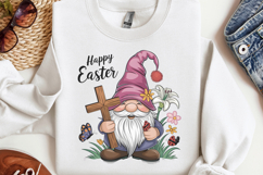 Happy easter PNG, Easter Gnome Sublimation PNG Product Image 3