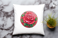 Colorful Rose Flower Clipart Sublimation PNG Product Image 3
