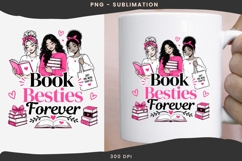 Book besties png design for T-shirts Product Image 3
