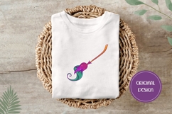 Hand Drawn Halloween Illustration, Cartoon Witch Broom PNG Product Image 3