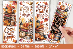 Cozy Fall Bookmark Sublimation Product Image 1