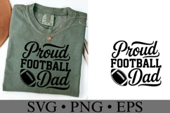 Proud Football Dad Svg | Game Day Svg | Shirt Svg Product Image 1