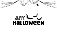 Happy Halloween Kitchen Towel, Black Cat Towel Design Product Image 3