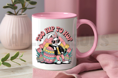 Cool Easter Bunny Too Hip To Hop With Easter Eggs Product Image 3