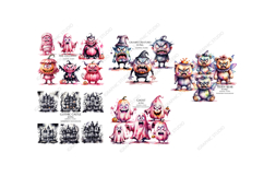 Huge Bundle, Halloween Mega Clipart Bundle, Fall Clipart Product Image 2