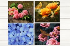 Oil paint flower Skinny tumbler design | Sublimation bundle Product Image 3