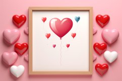 Valentines Day Clipart Love Ballon, Christmas Clipart Product Image 3