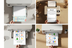 Printer paper mockup bundle Product Image 4
