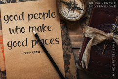 Brush KEcnur - Handwritten Sans Font Product Image 2