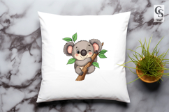 Cute Koala Clipart Set Product Image 3