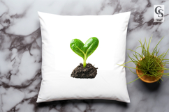 Heart Leaf Sprout Plant Clipart sublimation png Product Image 3