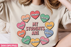 My students are PNG, Retro Teacher Sublimation PNG Product Image 3