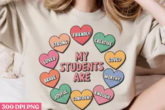 My students are PNG, Retro Teacher Sublimation PNG Product Image 3
