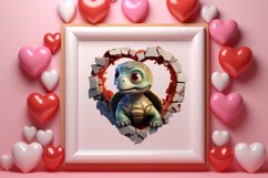 Valentine Broken Heart Animal Clipart, Valentines Couple Product Image 3