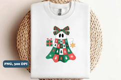 Retro Christmas Ghost PNG sublimation design Product Image 3