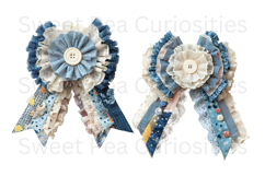 Bows, Ribbon, Lace , Clipart, Ephemera, PNG, Junk Journal Product Image 3