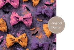 Halloween Bows Tumbler Wrap, Cute Halloween Tumbler Design Product Image 3
