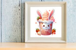 Easter Coffee Cup Sublimation Clipart, Watercolor Clipart Product Image 3