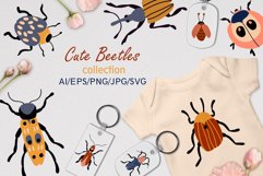 Cute Beetles SVG Product Image 1