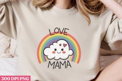 Floral Mama Mom Sublimation PNG Product Image 3