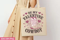 Be my Valentine PNG, Western Valentine Sublimation PNG Product Image 3