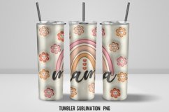 3D MaMa inflated 20 oz Tumbler Wrap Sublimation. Product Image 3