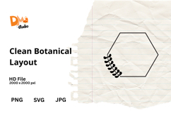 Clean Botanical Layout Product Image 1