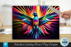3D Bird Cutting Board Sublimation Design Product Image 1
