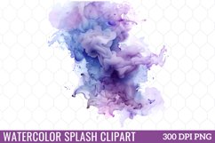 Watercolor Splash Clipart Bundle Product Image 4
