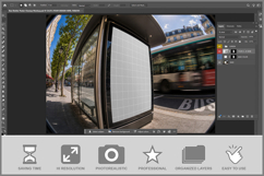 Bus Shelter Poster Closeup Product Image 2