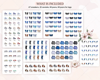 Family on the Bench DIY Clipart Portrait Creator Product Image 3