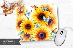 Pastel Butterfly Serenity Mouse Pad PNG Design Product Image 1