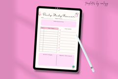 Aesthetic Daily Study Planner Template for Canva Digital S Product Image 3
