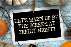 Vintage Horror is a Halloween display font Product Image 3