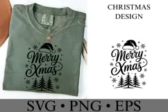 Merry Xmas Svg | Christmas svg | Shirt Svg Product Image 1