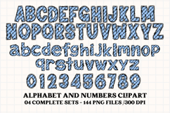 Father’s Day Alphabet clipart, father’s day letters doodle Product Image 3