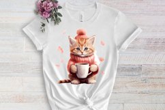 Christmas Animals Coffee Sublimation Clipart, Christmas PNG Product Image 3