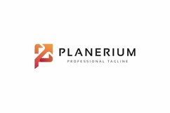 Planerium P Letter Arrow Logo Product Image 2