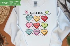 Self Love Valentine PNG Heart Christian | Valentine Quote Product Image 3