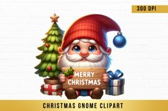 Christmas gnome sublimation, Christmas gnomes clipart Product Image 1