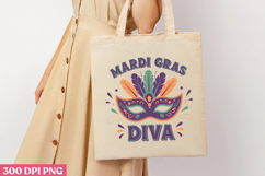 MARDI GRAS DIVA PNG, Mardi Gras Sublimation PNG Product Image 3